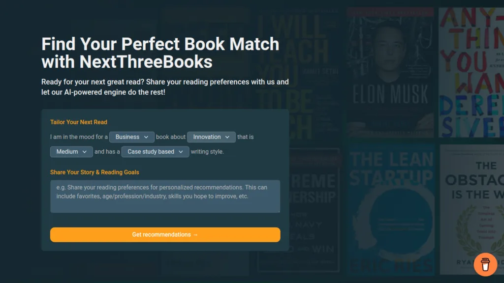 15 ابزار هوش مصنوعی برای خوانندگان در سال 2025 3 NextThreeBooks 1024x576 1