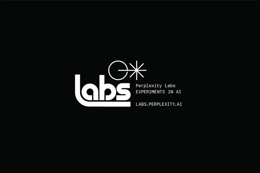 آرم آزمایشگاه Perplexity با برچسب