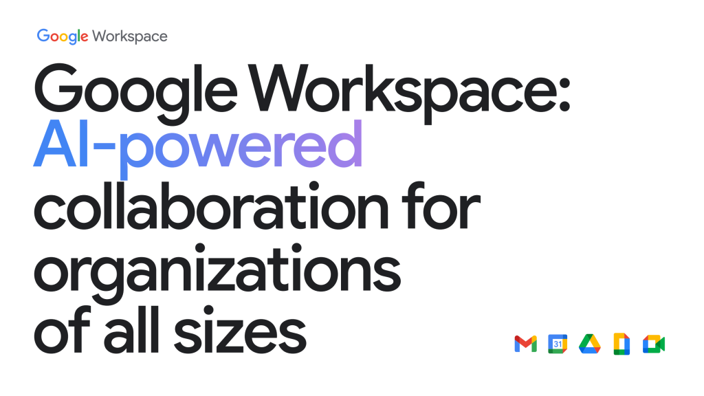 برنامه Gemini - پیام همکاری Google Workspace AI