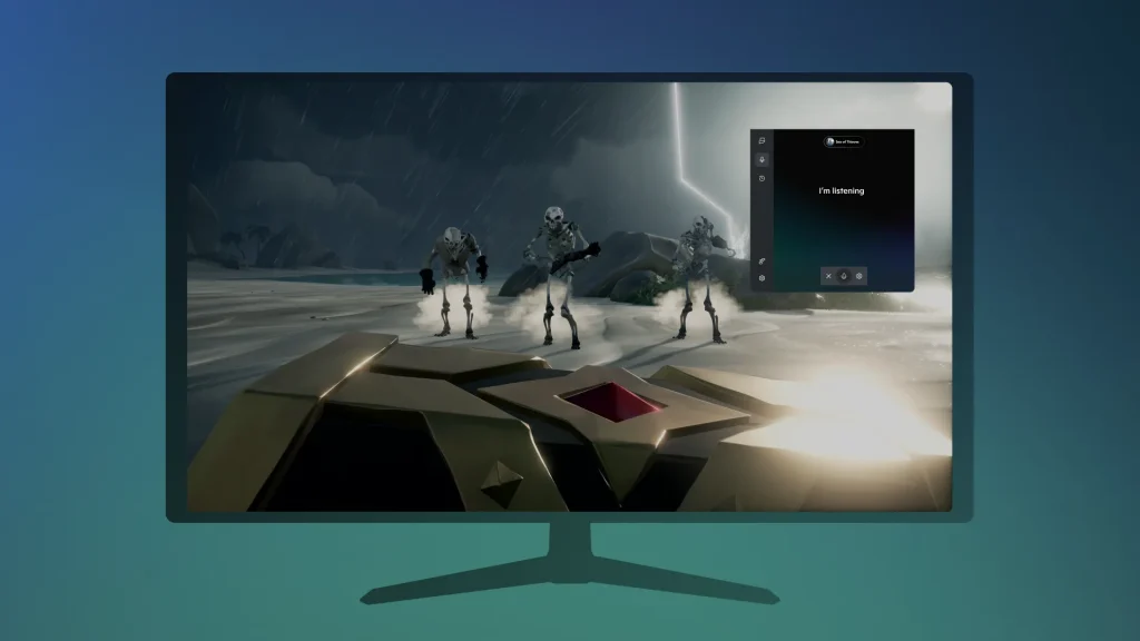 Copilot Gaming که در هنگام دریایی از سارقان با دشمنان اسکلت در یک جزیره طوفانی می جنگد.